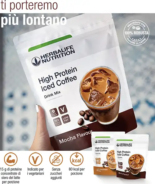 high protein iced coffee mocha herbalife