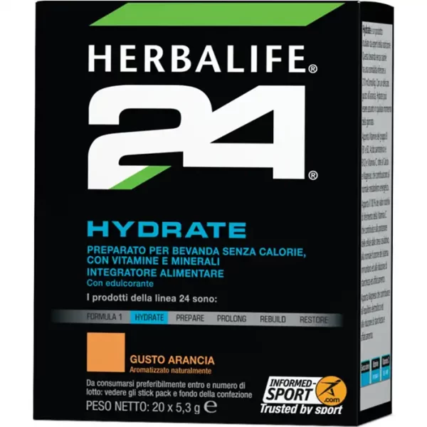 hydrate herbalife24 gusto arancia