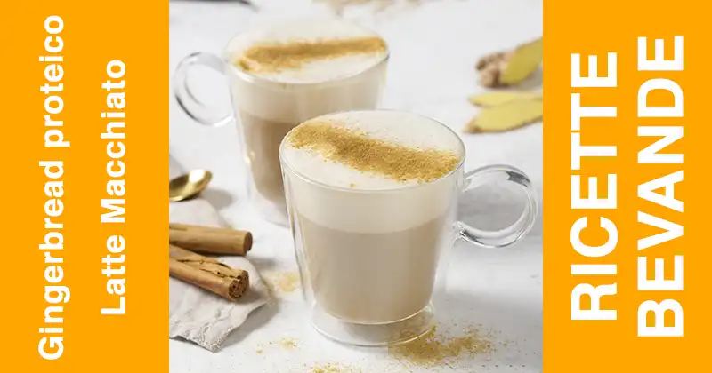 gingerbread proteico latte macchiato ricetta high protein iced coffee herbalife