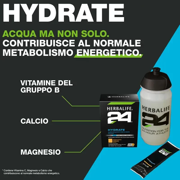 hydrate herbalife 24 contribuisce al normale metabolismo energetico