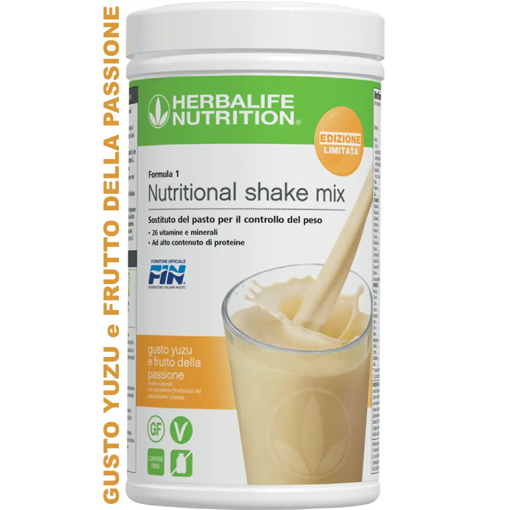 formula 1 herbalife sostituto del pasto gusto yuzu e frutto della passione