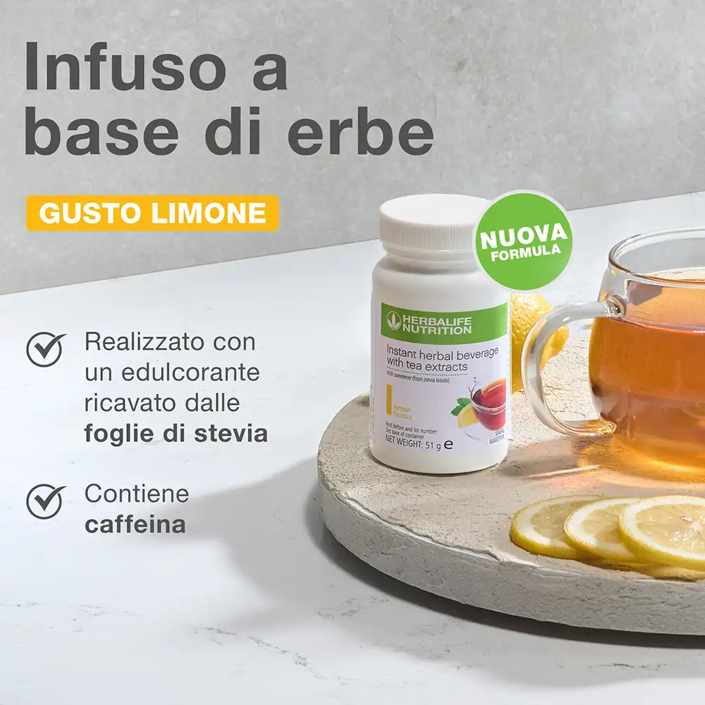 infuso herbalife gusto limone