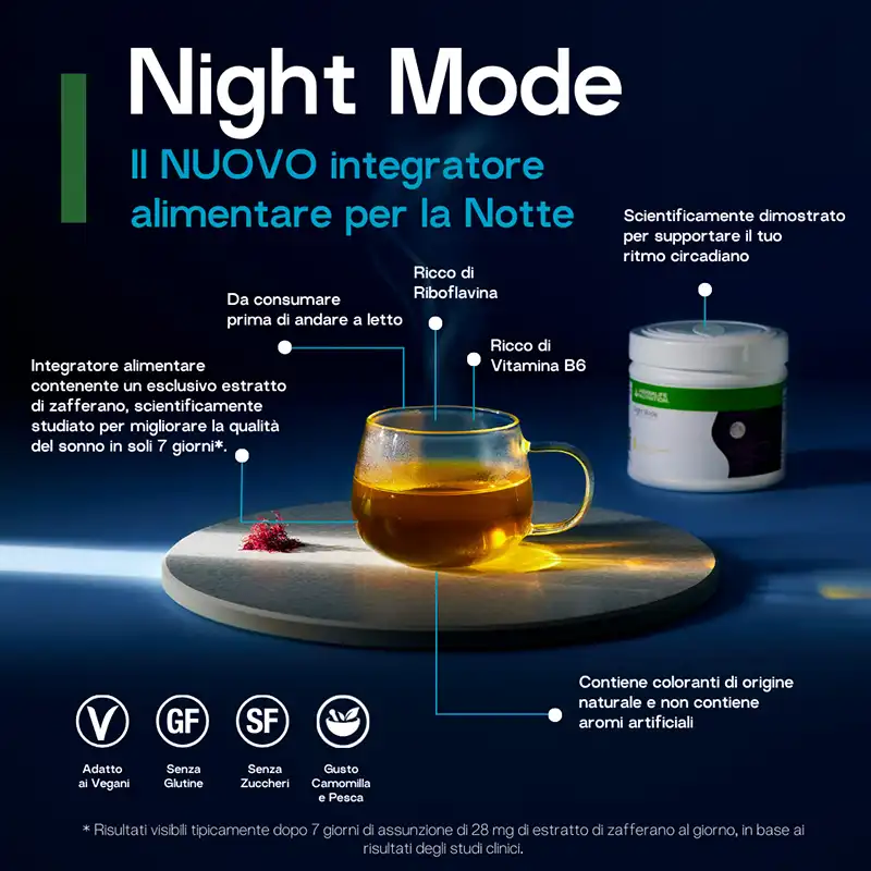 night mode herbalife integratore alimentare per la notte