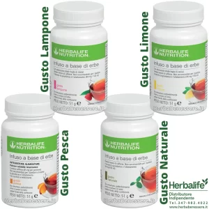 infuso a base di erbe herbalife infuso 4 gusti