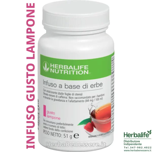 infuso herbalife gusto lampone 182k