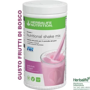 herbalife formula 1 herbalife sostituto del pasto herbalife gusto frutti di bosco barattolo 550gr 4470