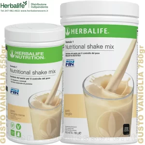 herbalife formula 1 herbalife sostituto del pasto herbalife gusto vaniglia creme barattolo 550gr 780gr