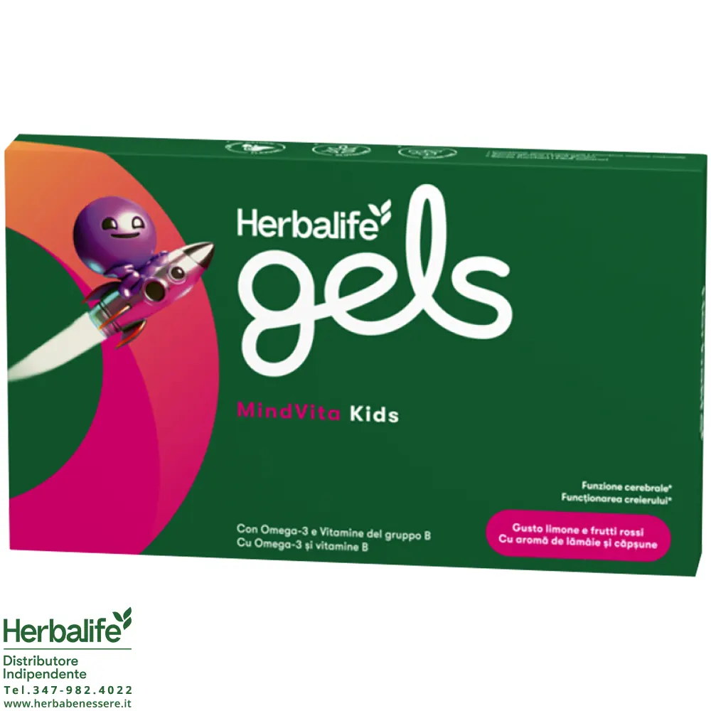 herbalife gels mindvita kids funzione cerebrale