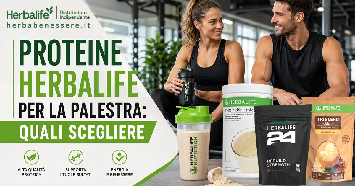 proteine herbalife per la palestra