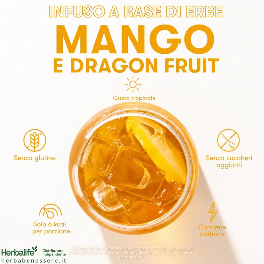 infuso a base di erbe herbalife gusto mango e dragon fruit infuso a base di erbe herbalife gusto mango e dragon fruit
