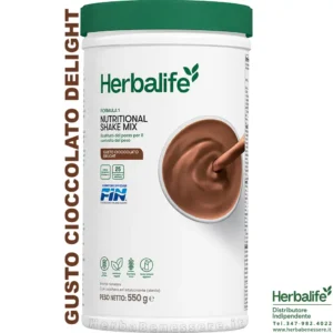 herbalife formula 1 herbalife sostituto del pasto herbalife gusto cioccolato delight barattolo 550gr 4468