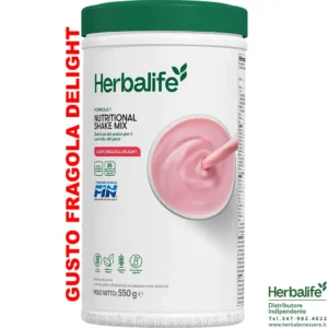herbalife formula 1 herbalife sostituto del pasto herbalife gusto fragola delight barattolo 550gr 4463